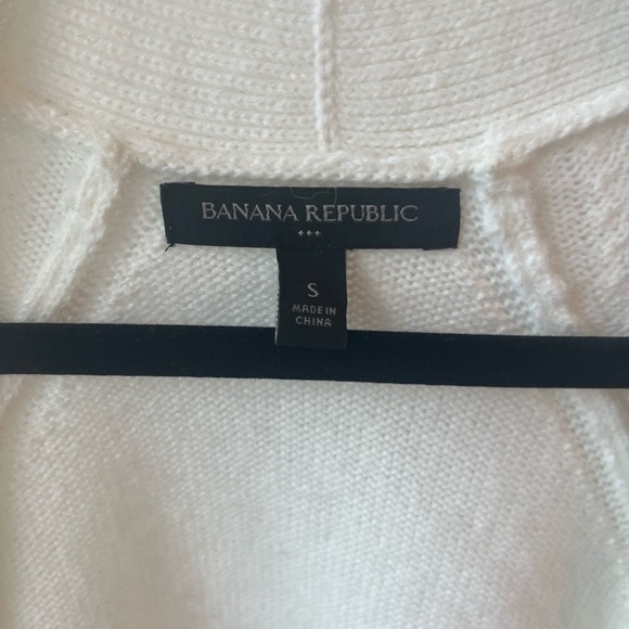 Banana Republic long open ivory cardigan - Picture 2 of 3